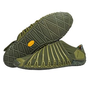 Vibram Furoshiki Olive Mens Shoes | India-765218